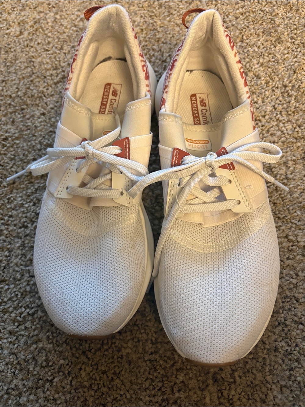 New Balance Women’s Cream Athletic Sneakers